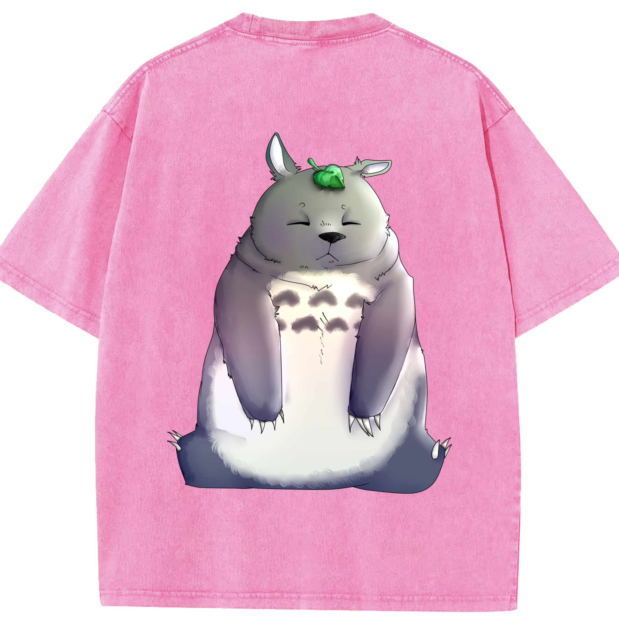（画像用） となりのトトロ 草壁メイ 草壁サツキ My Neighbor Totoro Satsuki Kusakabe Mei Kusakabe 綿100% ヴィンテージ風 半袖Tシャツ（背面プリント）